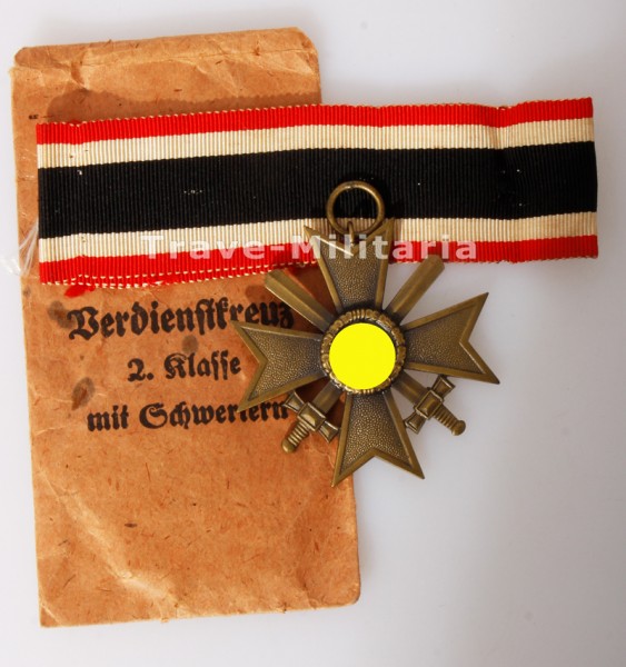 Kriegsverdienstkreuz 2. Klasse in Tüte