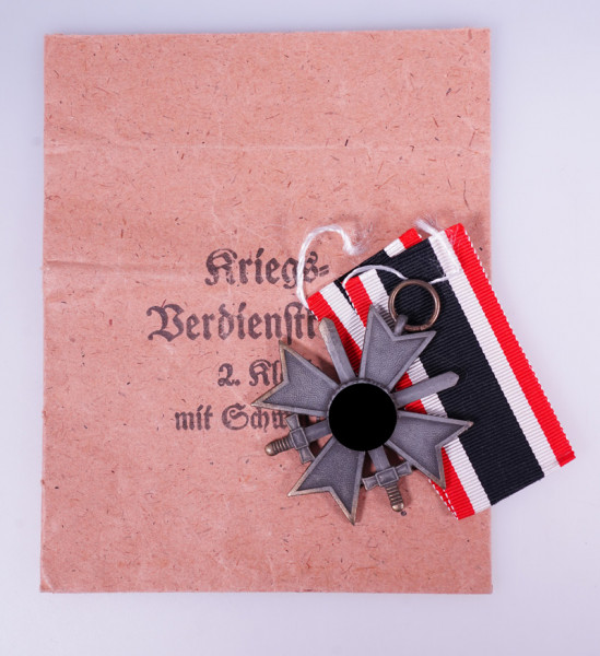 Kriegsverdienstkreuz 2. Klasse mit Schwertern mit Tüte