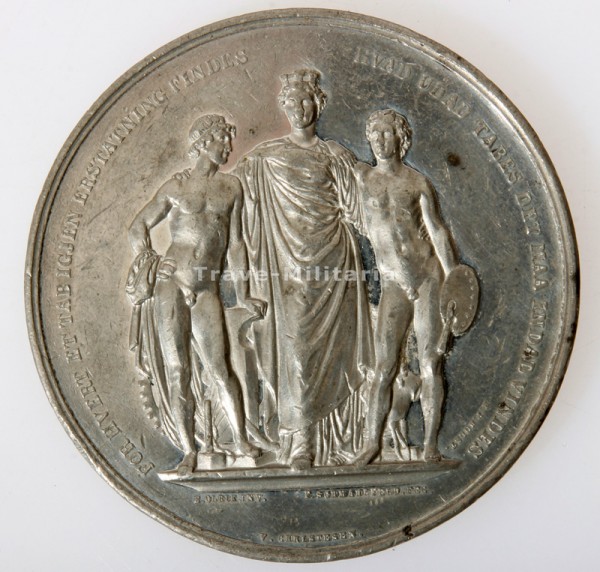 Dänemark Medaille Kunstausstellung Kjobenhavn 1872