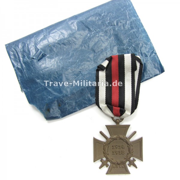 Ehrenkreuz für Frontkämpfer mit Verleihtüte