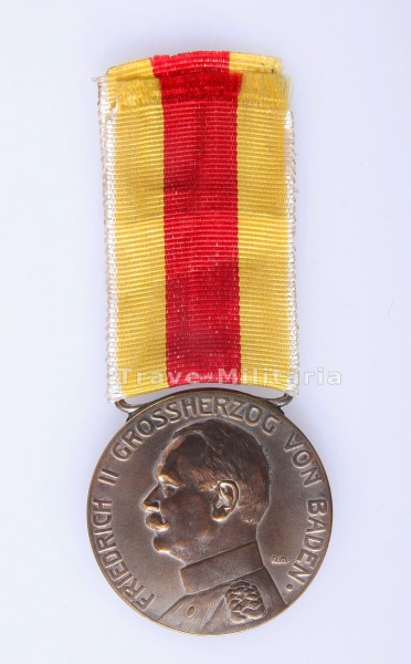 Baden Silberne Verdienstmedaille Friedrich II 1908