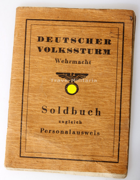 Soldbuch Deutscher Volkssturm