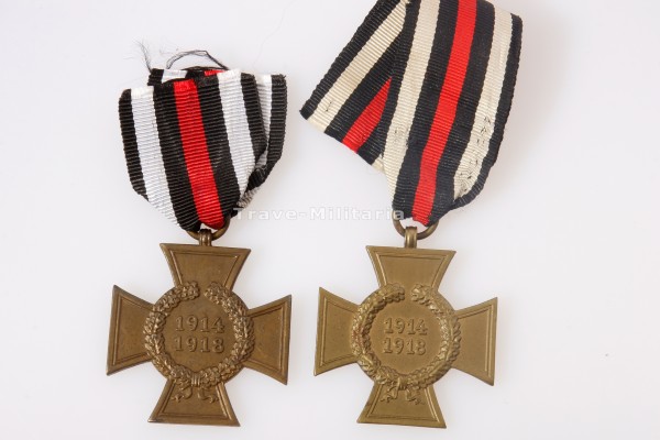 2x Ehrenkreuz für Kriegsteilnehmer