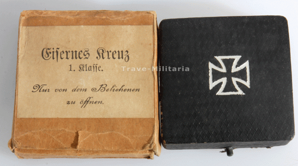 Eisernes Kreuz 1. Klasse 1914 im Etui mit Umkarton