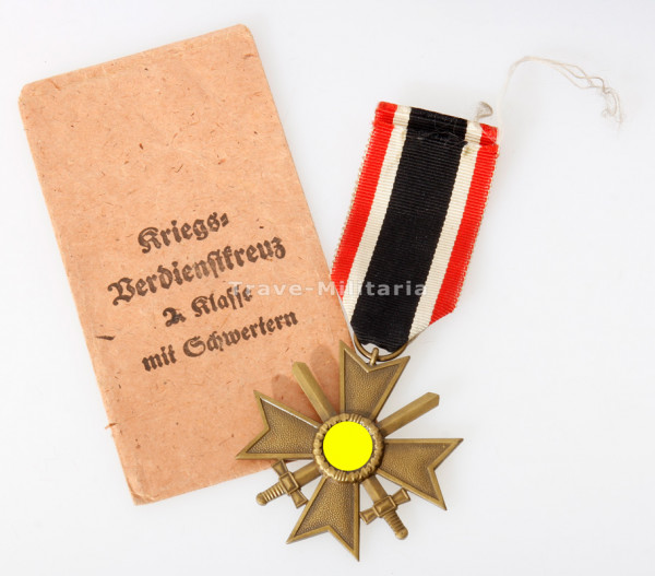 Kriegsverdienstkreuz 2. Klasse mit Schwertern mit Tüte 1939