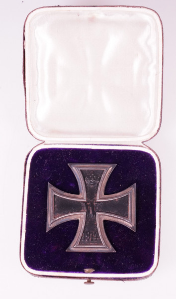 Eisernes Kreuz 1. Klasse 1914 im Etui