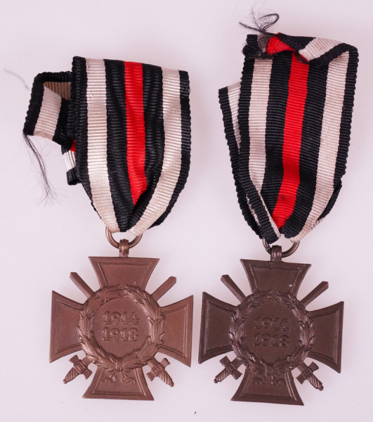 2x Ehrenkreuz für Frontkämpfer