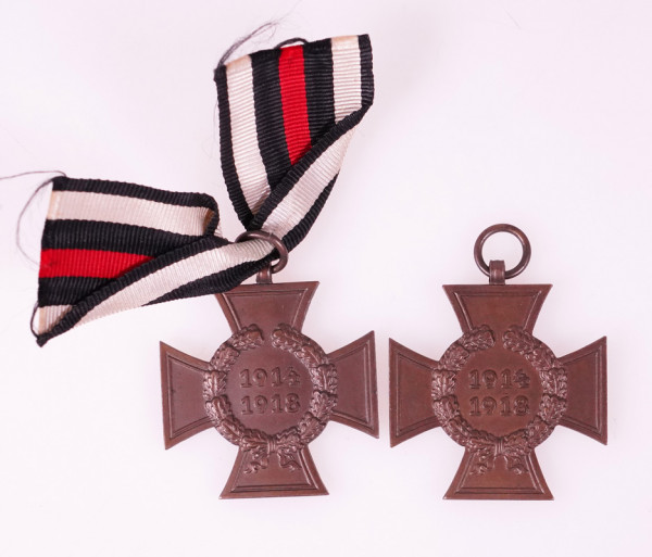 2x Ehrenkreuz für Kriegsteilnehmer