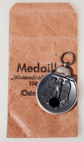 Medaille Winterschlacht im Osten 1941/42 mit Tüte