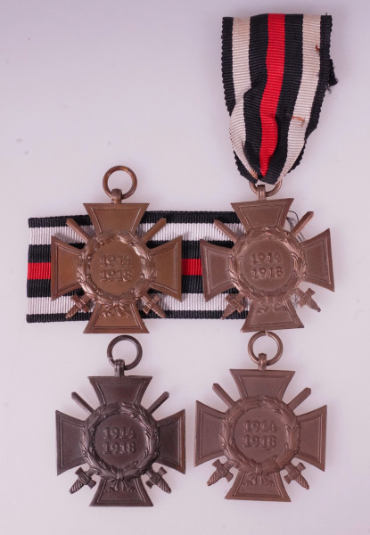 4x Ehrenkreuz für Frontkämpfer