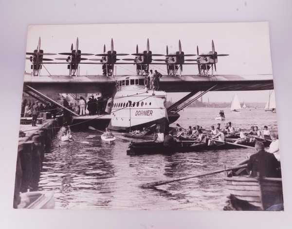 Foto Dornier- Flugboot im Hafen