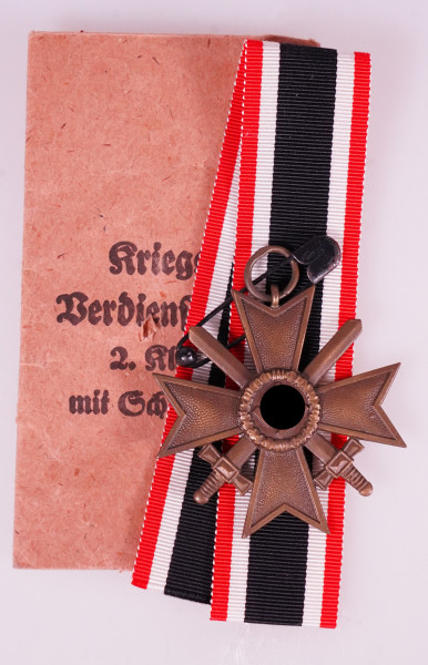 Kriegsverdienstkreuz 2. Klasse mit Schwertern mit Tüte