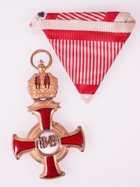 Österreich Franz-Joseph-Orden Goldenes Verdienstkreuz mit Krone