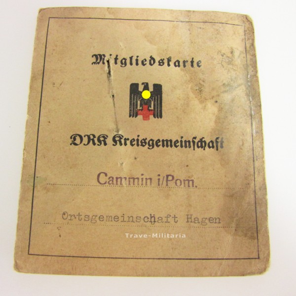 Mitgliedskarte Deutsches Rotes Kreuz