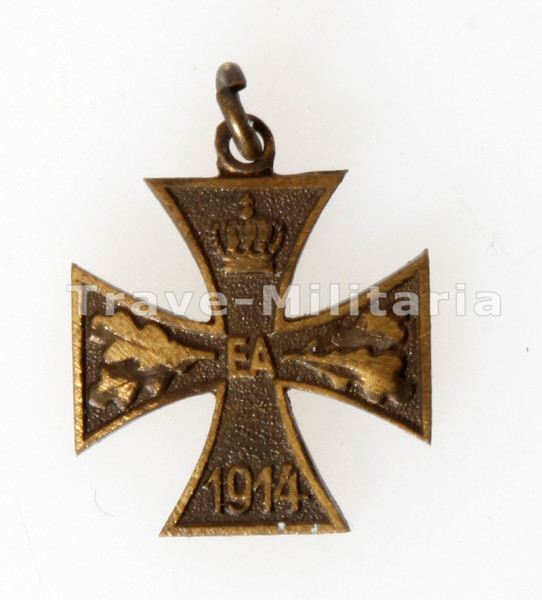 Miniatur Braunschweig Kriegsverdienstkreuz 1914