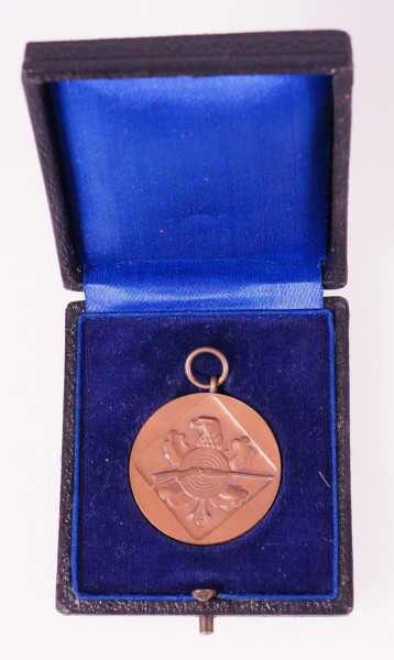 Haeselerbund Bundesschießen Unna 1934 Medaille im Etui