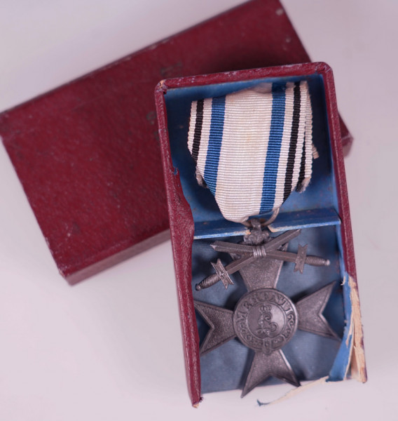 Bayern Militärverdienstkreuz 3. Klasse mit Schwertern im Etui 1917