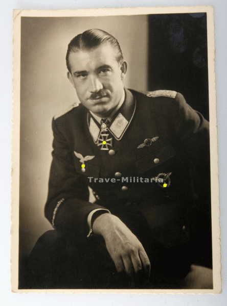 Fotopostkarte Generalmajor Adolf Galland