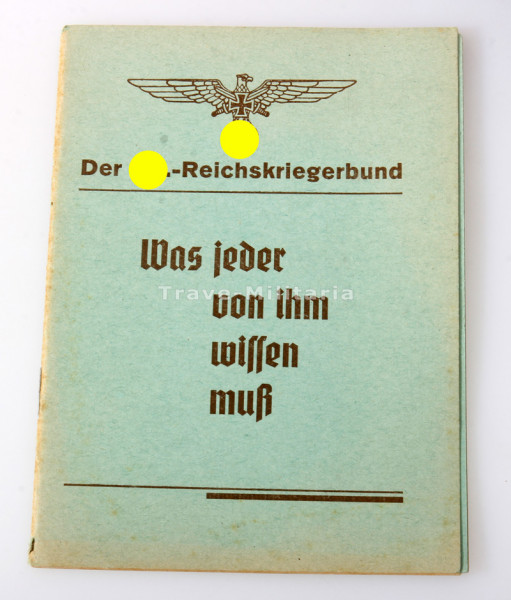 Heft "Der NS.-Reichskriegerbung - Was jeder von ihm wissen muß"