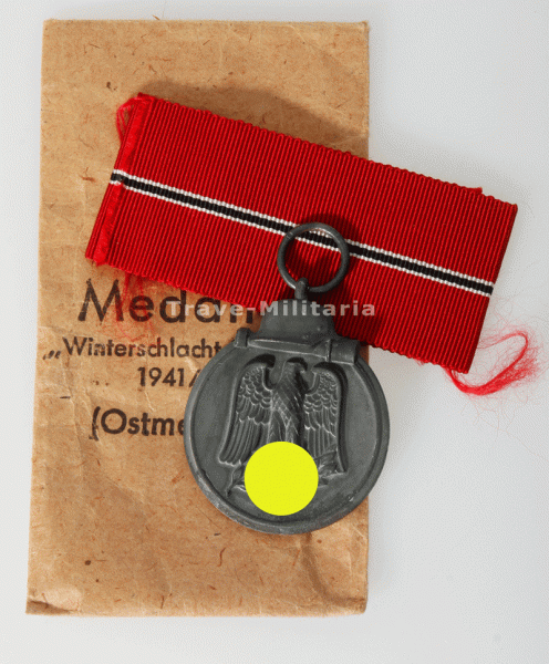 Medaille Winterschlacht im Osten 1941/42 mit Tüte