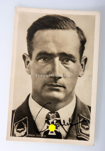 Portraitfoto Gorden M. Gollob mit Original-Unterschrift