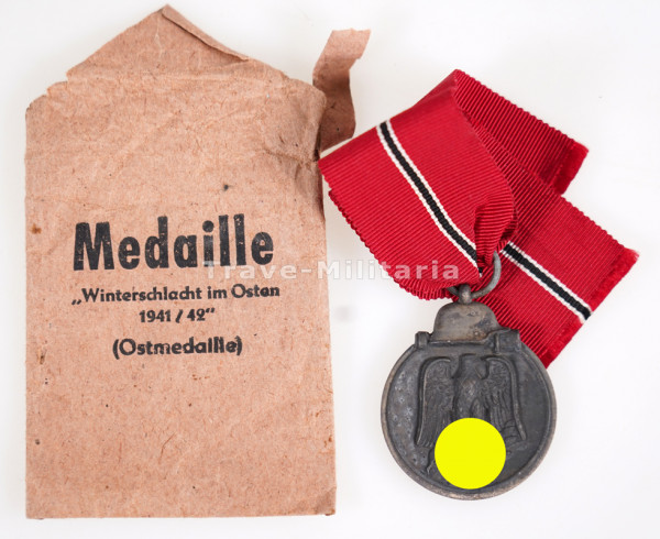 Medaille Winterschlacht im Osten 1941/42 mit Tüte