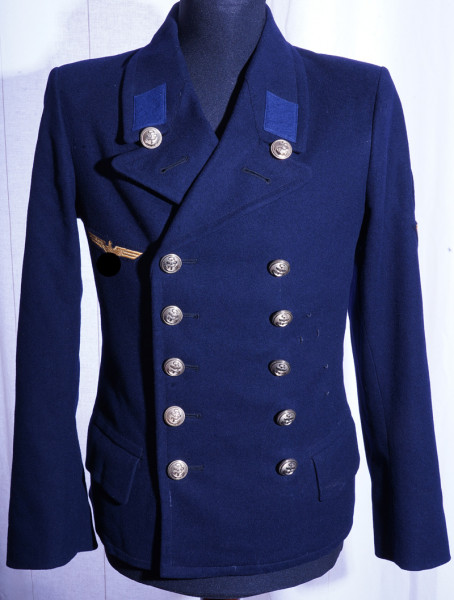 Kriegsmarine Blaue Jacke (Colani) für einen Sperrwaffen-Mechaniker