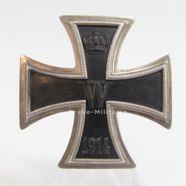 Seltenes 835 Silber - Eisernes Kreuz 1. Klasse 1914 - gewölbt