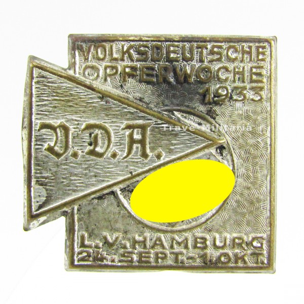 VDA-Volksdeutsche Opferwoche 1933 L.V. Hamburg