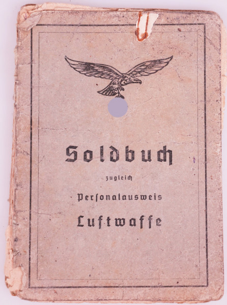 Soldbuch Friedl Jagdgeschwader der 27 u.a.10./Jäger Rgt."Herrmann Göring"