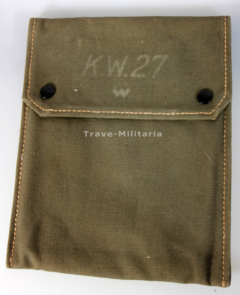 Wehrmacht Kartentasche für Winkelmesser K.W.27