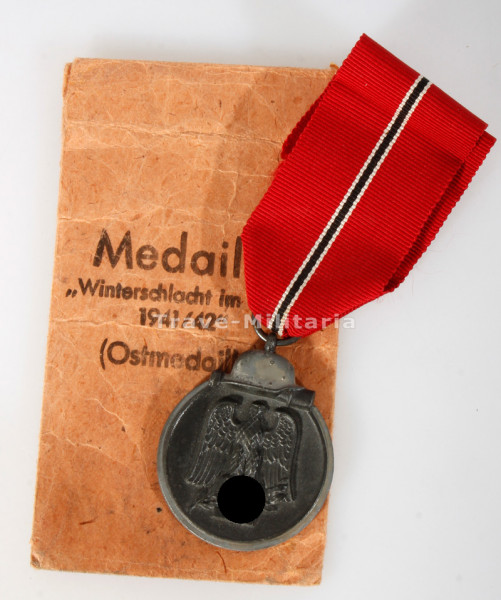 Medaille Winterschlacht im Osten 1941/42 mit Tüte