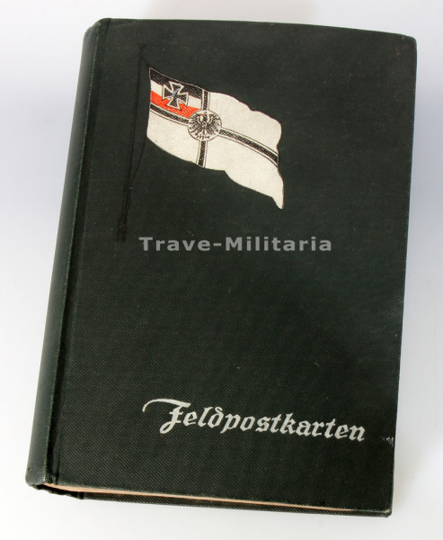 Feldpostkartenalbum mit 88 Postkarten 1. Weltkrieg