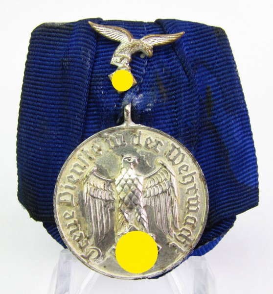 Luftwaffe Dienstauszeichnung Medaille für 4 Jahre an großer Bandspange
