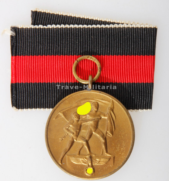 Medaille zur Erinnerung an den 1. Oktober 1938 L/15 markiert