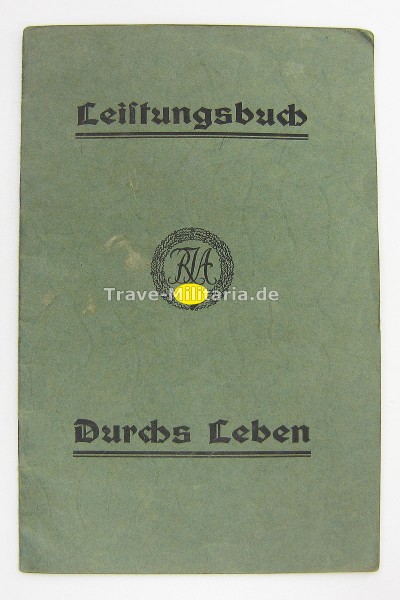 Leistungsbuch Reichsportabzeichen weibliche Jugend