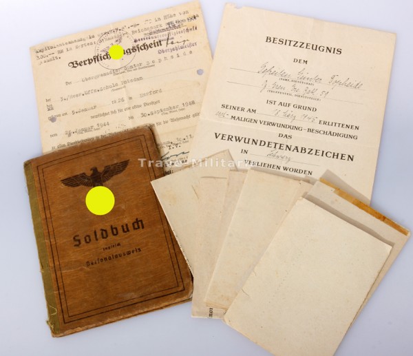 Papiere Dopheide Heeres-Unteroffiziers-Schule Potsdam /Pz.Gren.Batl.59