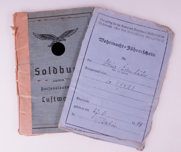 Soldbuch Eisenhuber Flak. Regt. Hermann Göring