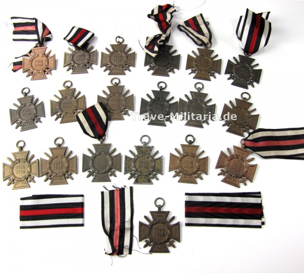 Lot 19 Ehrenkreuze für Frontkämpfer