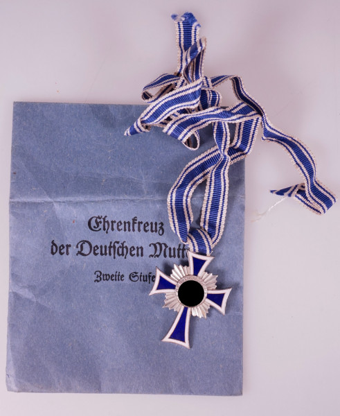 Ehrenkreuz der Deutschen Mutter in Silber in Tüte