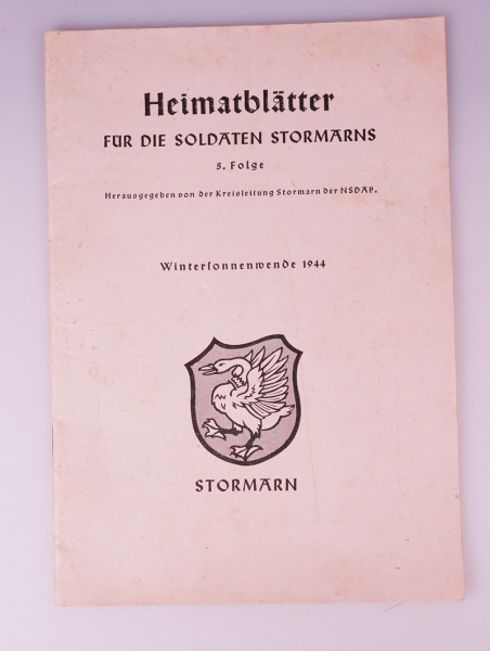 Heimatblätter für die Soldaten Stormarns 5. Folge 1944