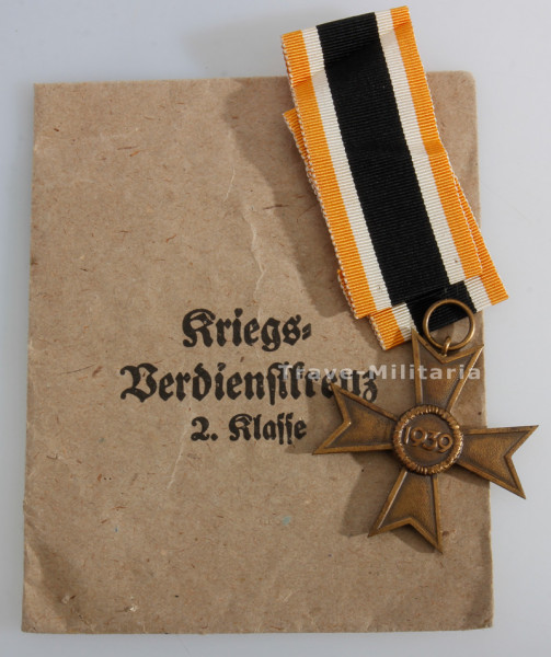 Kriegsverdienstkreuz 2. Klasse ohne Schwerter mit Tüte1939