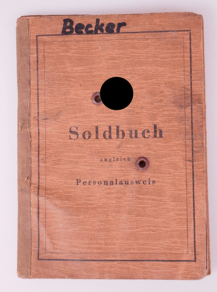 SS-Soldbuch Becker SS-Pz.Gren.Rgt. 20 "Hohenstauffen" Ukrainer