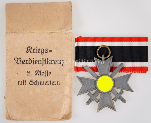 Kriegsverdienstkreuz 2. Klasse mit Schwertern mit Tüte