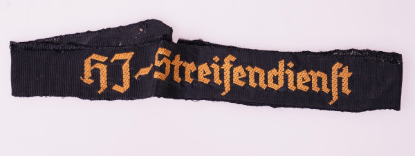 HJ Ärmelstreifen "HJ-Streifendienst"