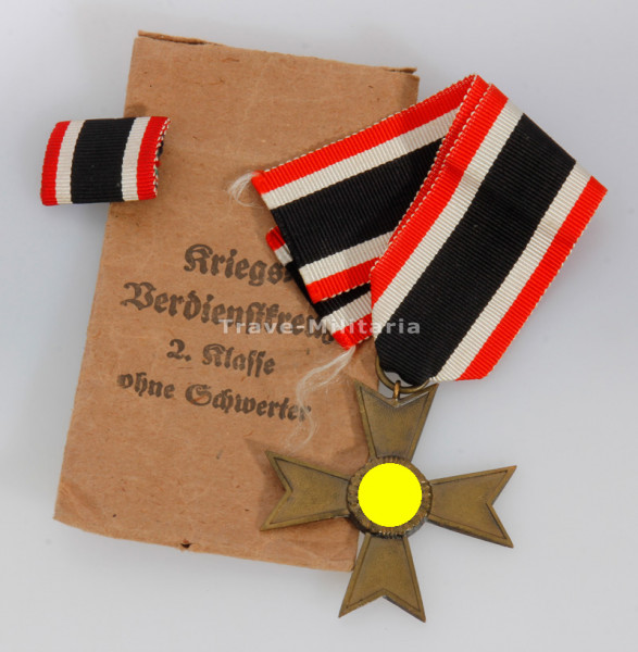 Kriegsverdienstkreuz 2. Klasse ohne Schwerter mit Tüte