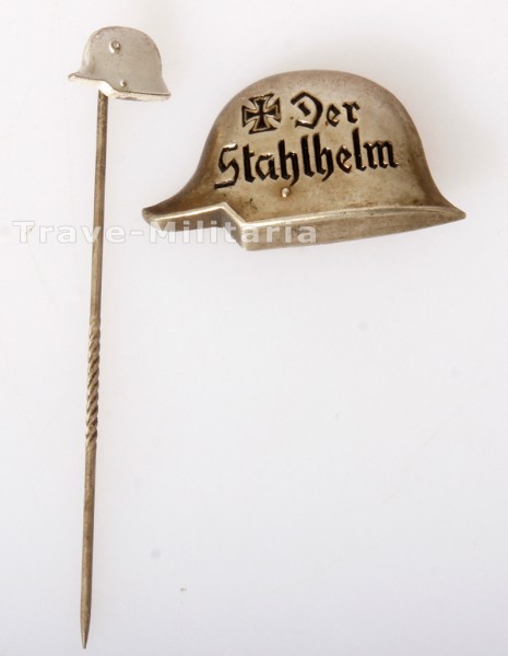 Stahlhelmbund Mitgliedsabzeichen und Miniatur-Stahlhelm