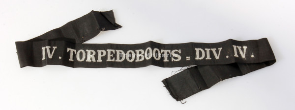 Kaiserliche Marine Mützenband "IV. Torpedoboots-Div. IV."