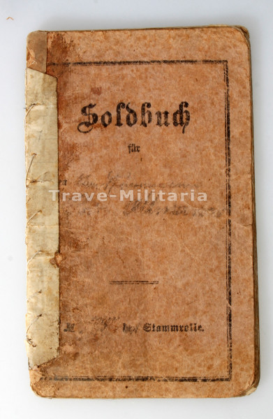 Soldbuch Ollmann Trainabteilung Staffelstab 502