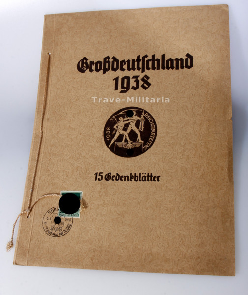 Hefter Großdeutschland Reichsparteitag 1938